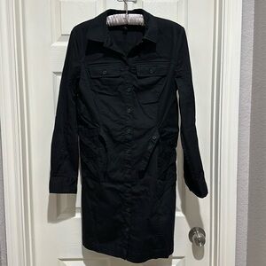 Nicole by Nicole Milller Women’s Size 12 Black Long Sleeve Shirt Dress